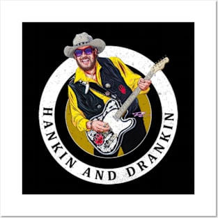 Retro Vintage Hank Jr Day Gift Posters and Art